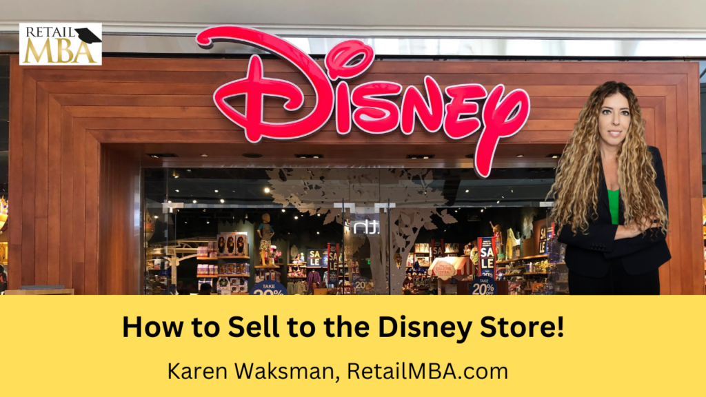 Disney store vendor - how to sell to the disney store