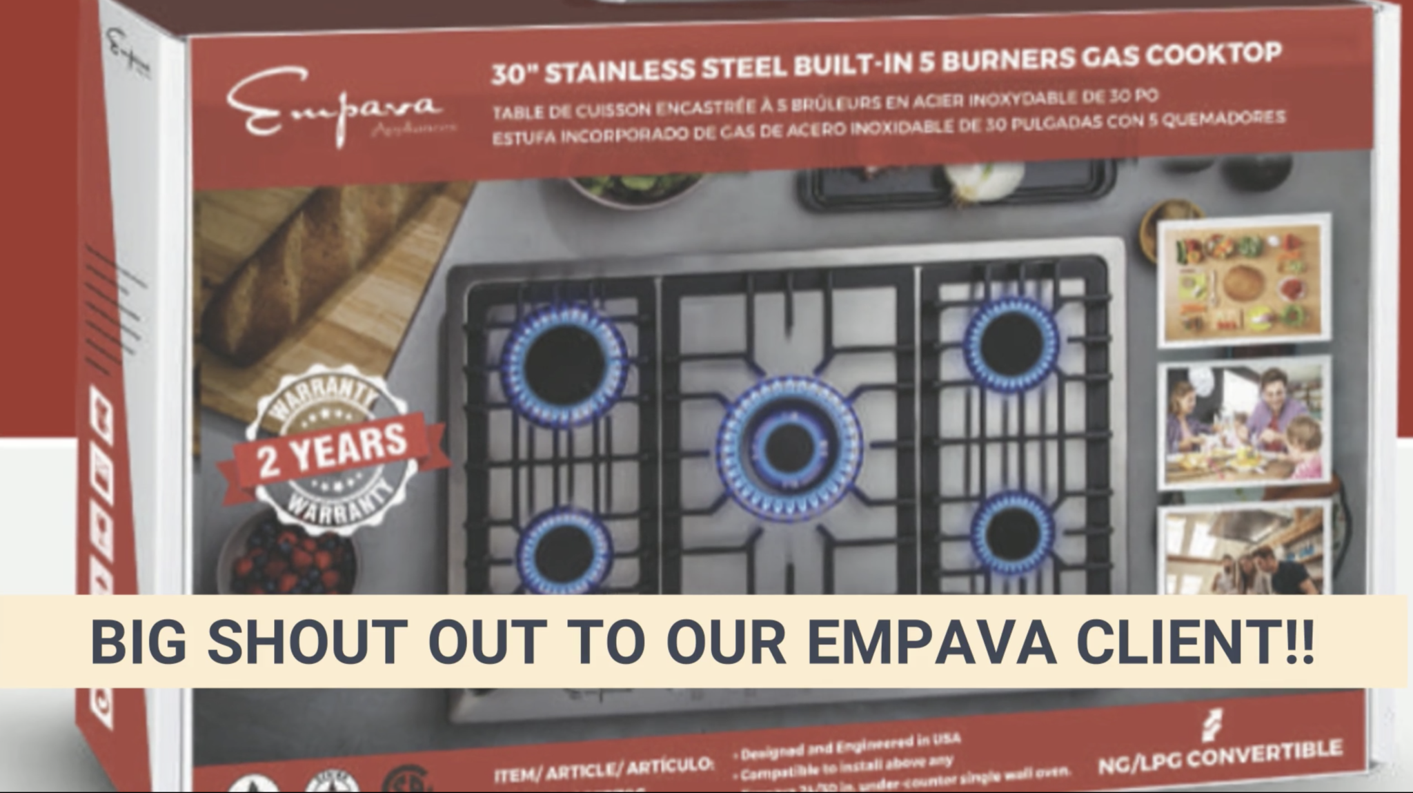 Empava Stove Tops Retail MBA Client Success Story