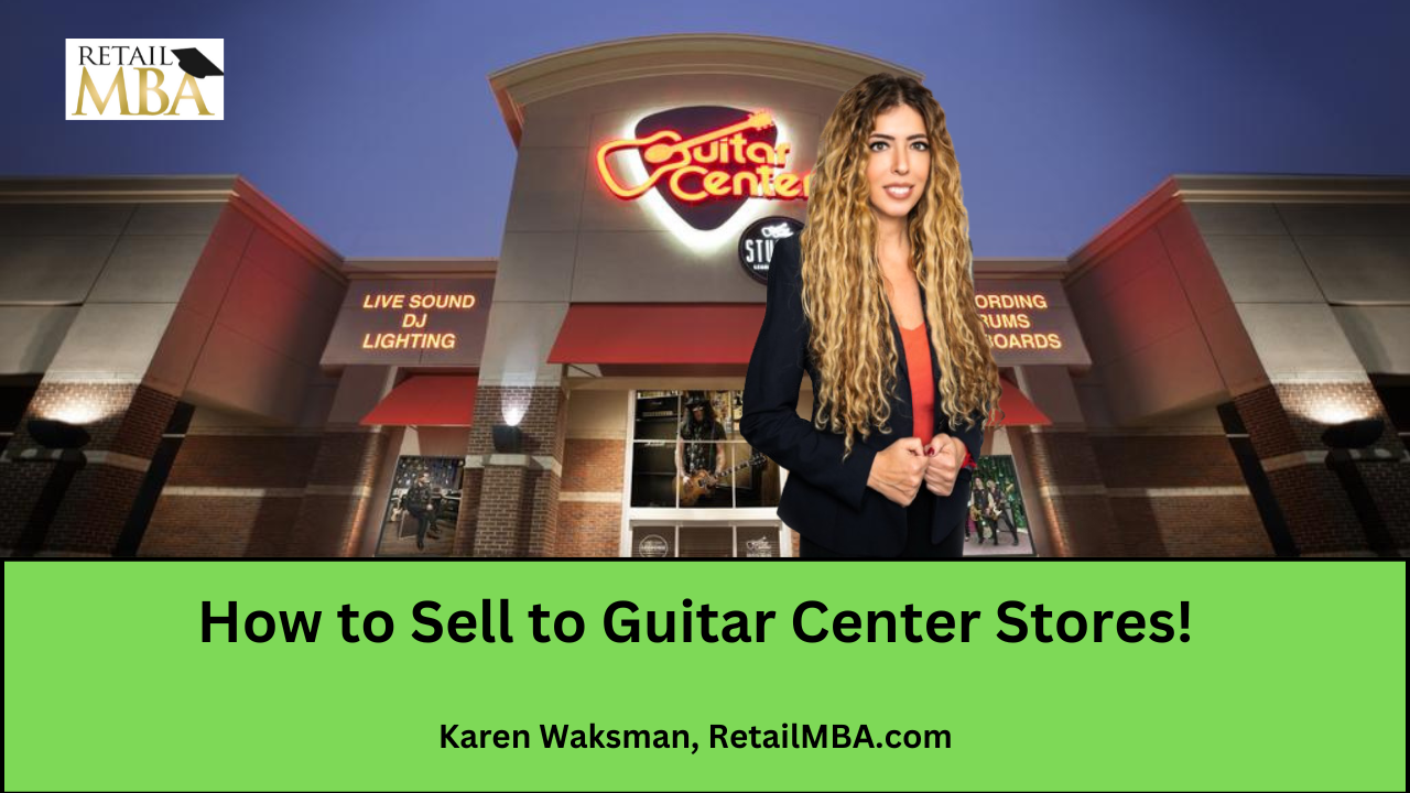 How to Sell to Guitar Center -Guitar Center Vendor