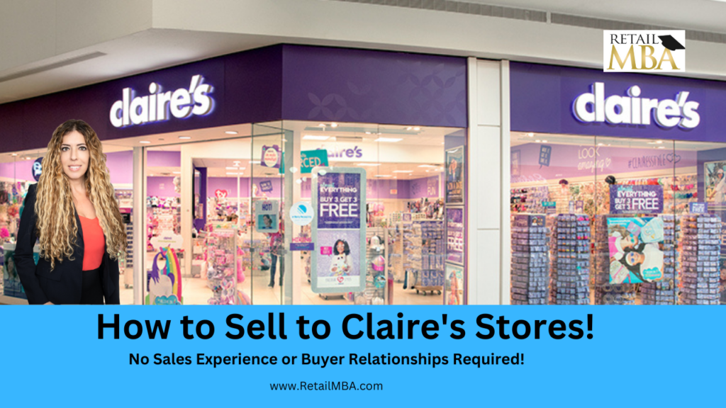 Sell to Claire's and a Claire's Vendor
