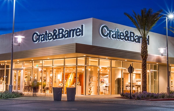 crate and barrel trade program requirements