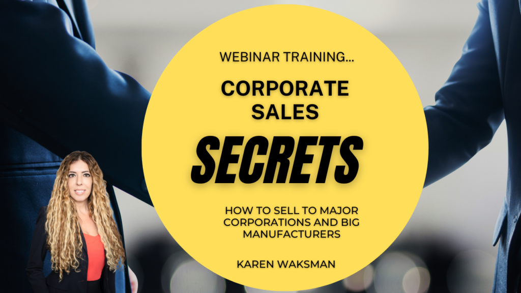 Corporate Sales Secrets