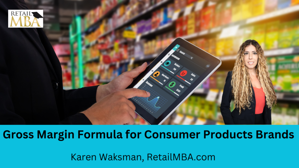 Gross Margin Formula - Retail MBA